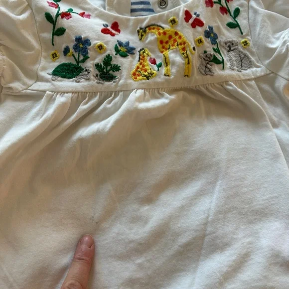 Mini Boden Hoodie, Embroidered Top and Pants Zoo Outfit (Size 18-24 Months) - Picture 6 of 6